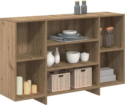 Zdjęcie produktu dla vidaXL Kredens dębowy Artisan 120 x 30 x 75 cm materiał drewnopochodny