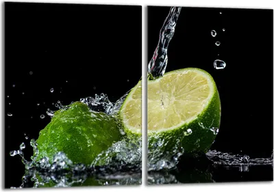 Produktbild von Glasschutzplatte für den Herd 2x40x52 Zitrone