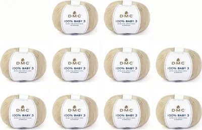 Immagine prodotto di 10 g di DMC 100% Baby-3 Wool – pura Lana (colore 11)