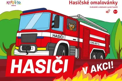 Obrázok produktu pre Hasičské omaľovánky / Hasiči v akcii!