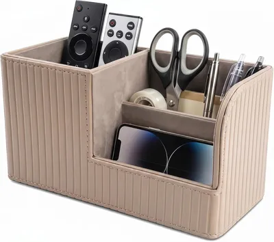 Produktbild von Stifthalter Schreibtisch-Organizer, multifunktionaler Schreibtisch-Organizer, Stifthalter, 3 Fächer, für Zuhause, Büro und Schule