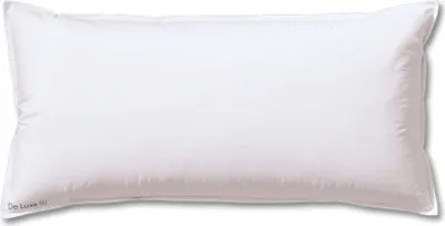 A white pillow on a white background.