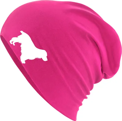 Produktbild von Huuraa Beanie English Cocker Spaniel Silhouette Fuchsia One Size Baumwolle und Elasthan Mütze Geschenkidee