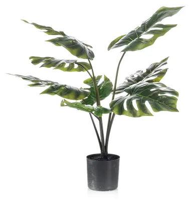 Produktbild von Emerald Monstera-Pflanze Künstlich 85 cm im Topf