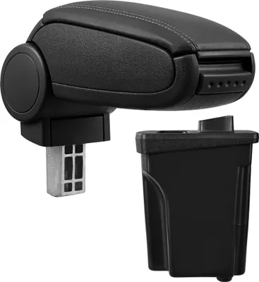 Produktbild von [pro.tec] Mittelarmlehne Passgenau Hyundai I30 GD (ab 2012) - Armauflage mit Staufach - gepolstert - Kunst-Leder - schwarz