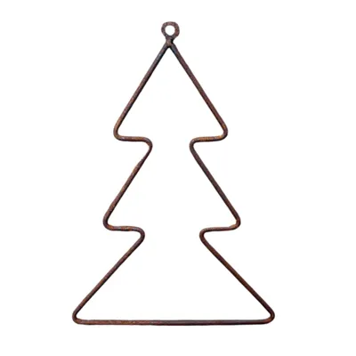 Produktbild von Eisen Tannenbaum Rost zum Hängen