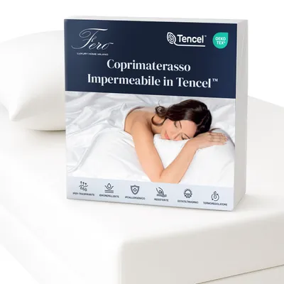 Matratzenschoner 90x200 cm, Tencel, wasserdicht, Oeko-Tex, atmungsaktiv