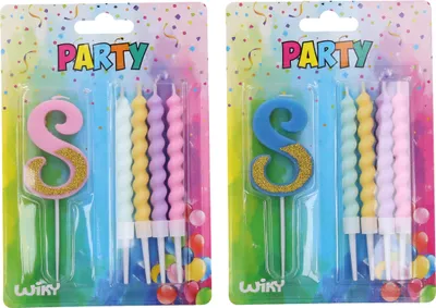 Produktbild von Partykerze Nummer 8 + 4 Kerzen