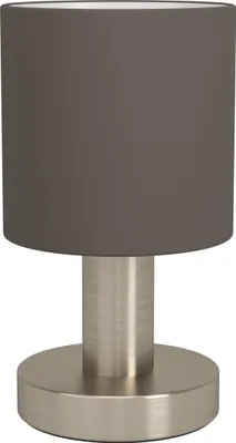 Produktbild von EGLO Tischlampe Monetto, kleine Deko Tischleuchte Wohnzimmer, elegante Nachtischlampe, Schlafzimmer Lampe, E14 , H 18 cm