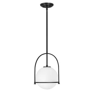 Produktbild von Elstead Somerset Hängeleuchte E27 Schwarz Opal