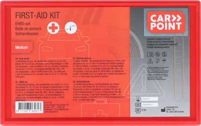 Image de Trousse de premiers secours Carpoint, format moyen