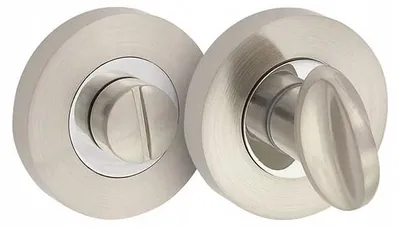 Produktbild von Alubrass SNCWC WC-Schild Nickel Chrom Rosette