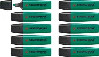 Produktbild von STABILO Textmarker - BOSS ORIGINAL - 10er Pack - türkis