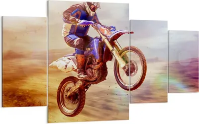 Produktbild von Bild auf Leinwand - Leinwandbild - Motor Sport Helm - 160x90cm - Wand Bild - Wanddeko - Wandbilder - Leinwanddruck - Bilder - Kunstdruck - Wanddekoration - Leinwand bilder - Wandkunst - DL160x90-3881