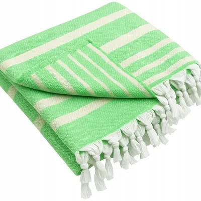 Produktbild von Yes Home Strandhandtuch Ägyptische Baumwolle mit Fransen