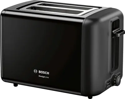Produktbild von Bosch DesignLine TAT3P423 Tostadora Doble Ranura 970W Negra