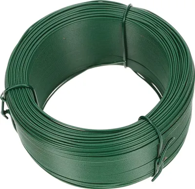 Obrázok produktu pre KOTARBAU® Záhradný drôt 0,7 x 100 m PVC povlak Zelený rastlinný drôt Remeselný drôt Napínací drôt Plotový drôt na viazanie rastlín Pozinkovaný