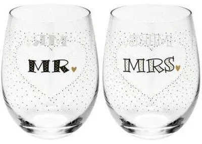 Obrázok produktu pre Sada pohárov Mr. & Mrs.