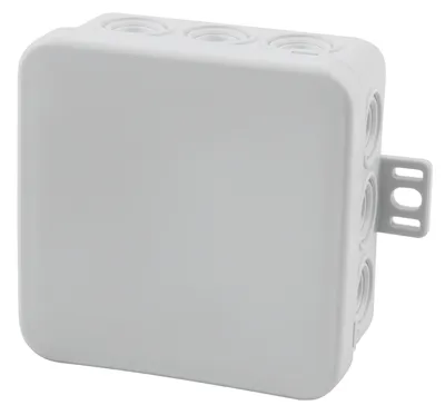 Zdjęcie produktu dla Odporna na wilgoć puszka połączeniowa 75x75x40mm, IP54