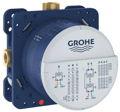 Zdjęcie produktu dla GROHE Universal Unterputz-Einbaukörper Rapido SmartBox 35604 DN 15 3 Abgänge