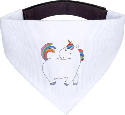 Produktbild von Mr. & Mrs. Panda Halstuch Für Hunde Einhorn Stolzieren - Weiß - Geschenk, Stolz, Hundehalstuch, Tuch, Hundetuch, Unicorn, Freundin, Pferd, Hund, Einhörner