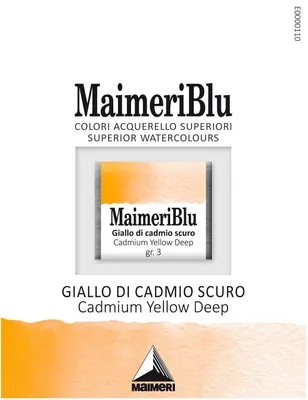 Produktbild von Maimeri Blu Aquarellfarbe Cadmium Yellow Deep 084 1,5 ml 1 stk