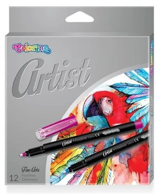 Zdjęcie produktu dla Cienkopisy Artist 12 kolorów