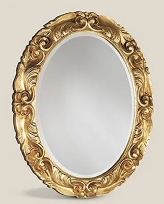 Produktbild von Casa Padrino Luxus Barock Spiegel Gold - Ovaler Massivholz Wandspiegel im Barockstil - Barock Möbel - Luxus Qualität -  Italy