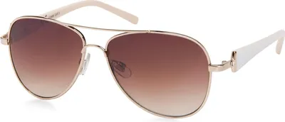 Produktbild von styleBREAKER Damen Sonnenbrille Pilotenbrille mit Strass | Edle Fliegerbrille Tropfenform UV400 | Metall Gestell mit Verlaufstönung | Inkl. Etui & Tuch