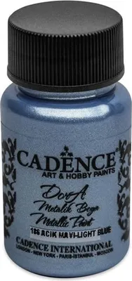 Obrázek produktu pro Metalická akrylová barva Dora Metalic - světle modrá / 50 ml