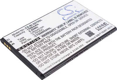 Produktbild von TECHTEK Akku Kompatibel mit [BLU] S070Q, Studio Selfie Ersetzt C755005200L