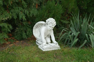 Image de Ange Enfants Sculpture Design Statue Jardin Statues Sculptures 441