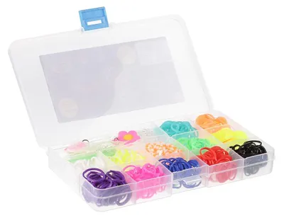 Produktbild von Mucola Loom Bänder 200 Stück – DIY Gummibänder für Armbänder, kompatibel mit allen Loom-Boards, reißfest & elastisch, Bastelspaß für Kinder & Erwachsene