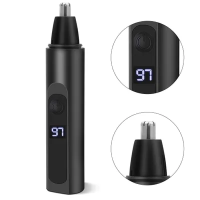 Produktbild von 2-in-1 Nasenhaartrimmer, batteriebetriebenes Set mit zwei Klingen, kompakt und für Damen und Herren geeignet