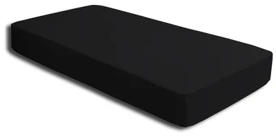Produktbild von Spannbettlaken Boxspringbett Wasserbett Elasthan Spannbetttuch Bettlaken Elasthan, Größe:180 - 200 x 200 - 220 cm, Farbe:Schwarz