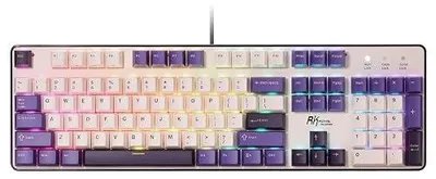 Zdjęcie produktu dla Klawiatura mechaniczna przewodowa 104 klawiszowa rgb do gier pracy