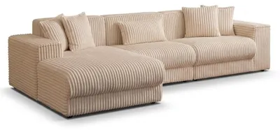 Produktbild von Wohnzimmermöbel Moderner Stil Weiß Holzgestell Entspannend Komfortable