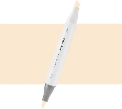 Obrázok produktu pre OHUHU obojstranný alkoholový popisovač Brush & Chisel, YR209 Hazelnuts