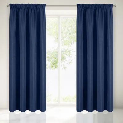 Produktbild von Vorhang AMELIA dunkelblau 140X270 Kräuselband