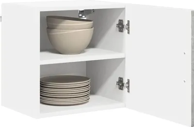 Produktbild von Eleganter Möbel Küchenschrank mit Tür Beton Grau 40 x 31 x 40cm Holzwerkstoff - CJG471310 - Küchenschränke