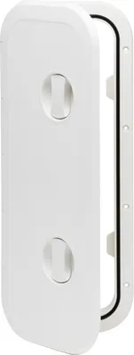 Immagine prodotto di Sportello in plastica Allpa, 243x606 mm, 2x serratura, 180°, bianco