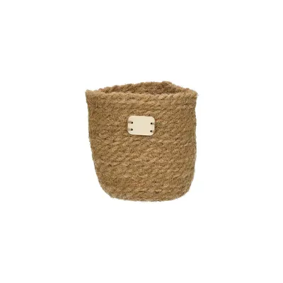 Image de Pomax Eckoo, pot, couleur marron, diamètre 12 cm, hauteur 12 cm
