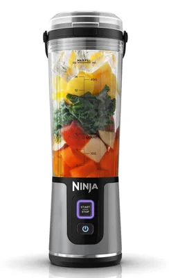Zdjęcie produktu dla Ninja Blast, Blender sportowy, 0,53 l, Rozgniatacz do lodu, 14,4 W, Czarny
