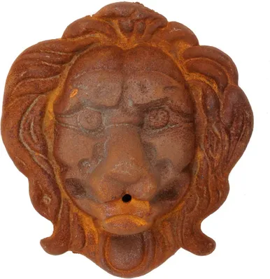 Produktbild von Löwenkopf Löwe Dekoration Eisen Wandbrunnen Wasserspeier Skulptur Figur