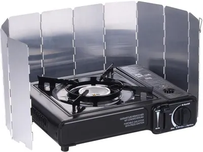 Produktbild von Camp4 Falt-Windschutz für Kocher, Aluminium, Höhe 30cm