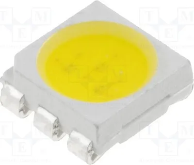 Produktbild von 5x LED 3200K SMD 18÷20lm 5500÷6500mcd 5060,PLCC6 warmweiß 120° OF-SMD5060WW LED-D