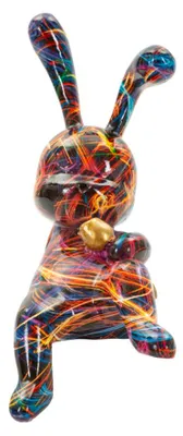 Produktbild von Mauro Ferretti Dekofigur Coniglietto Psyco 21,5x10x22 cm
