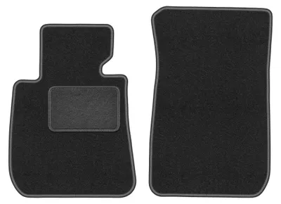 Immagine prodotto di Tappetini anteriori in moquette per BMW Serie 3 E92 2004-2011 (coupé) – 2 pezzi, grigio grafite, su misura – Wielganizator LUX
