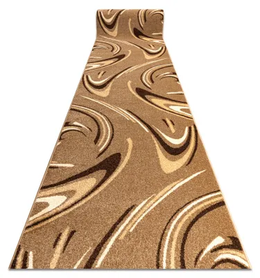 Image de Tapis de couloir KARMEL FRYZ - CAFÉ noix  80 cm marron 80x300 cm