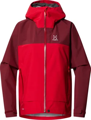Produktbild von Haglöfs Damen Front Proof Regenjacke Carmine Red/Bright Red XS